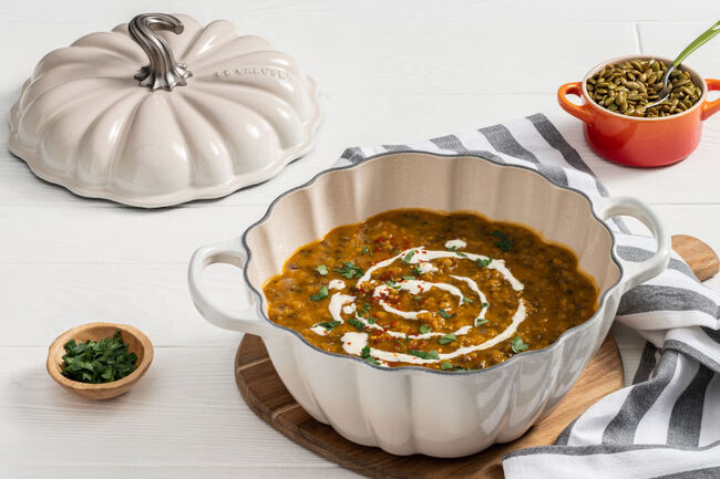 Soupe cajun à la citrouille